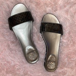 Vince Camuto mirrored slides